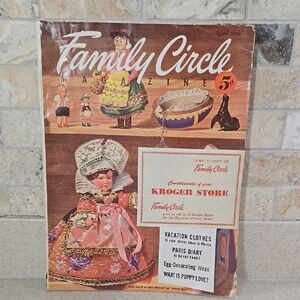 Vintage April 1954 Family Circle Magazine